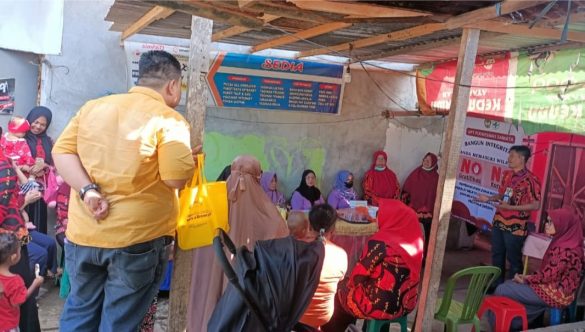 Kegiatan Sosialisasi Publik Campaign UPT Puskesmas Samata Membangun Zona Integritas menuju WBK/WBBM