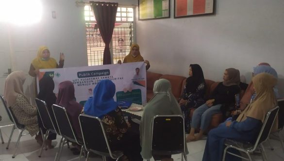 Kegiatan Sosialisasi Publik Campaign UPT Puskesmas Samata Membangun Zona Integritas menuju WBK/WBBM